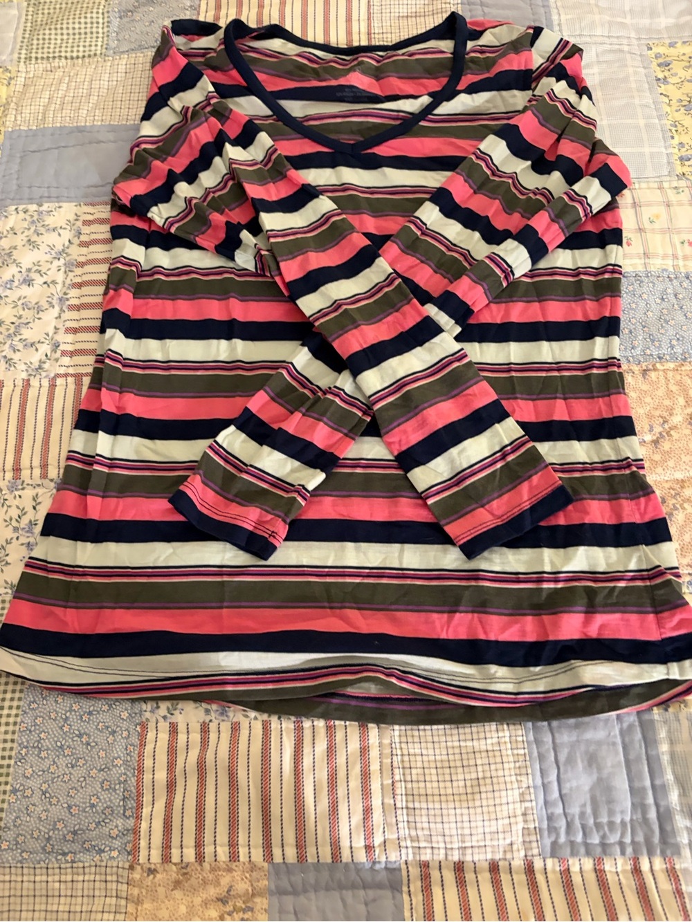 Woolx Layla V Neck Top, Size Large